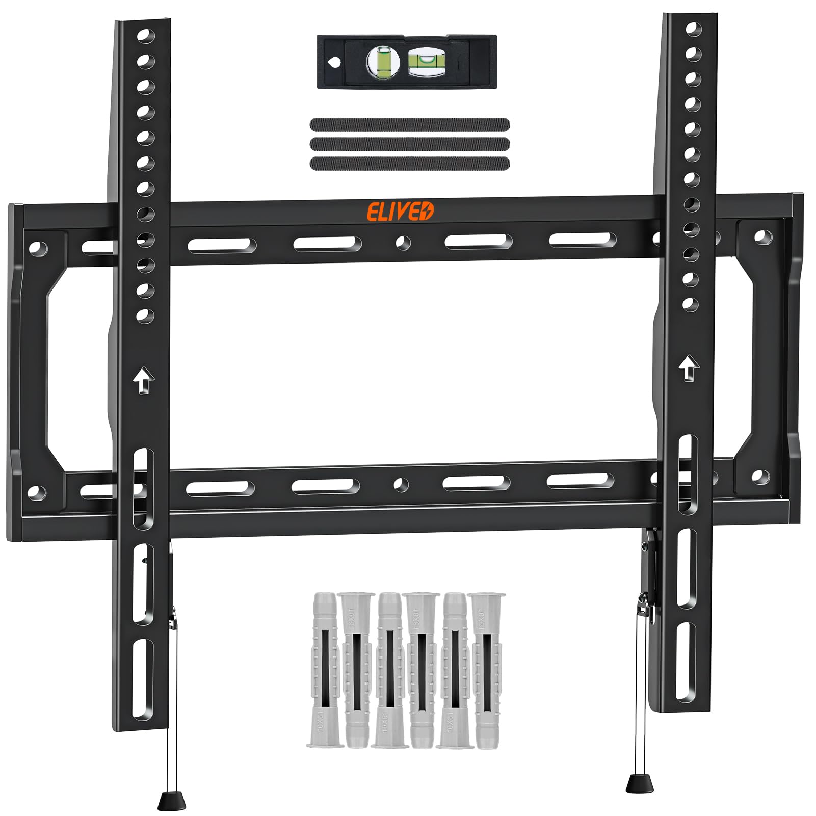 ELIVED Ultra Slim Fixed TV Wall Mount for 26-60 Inch LED LCD TVs