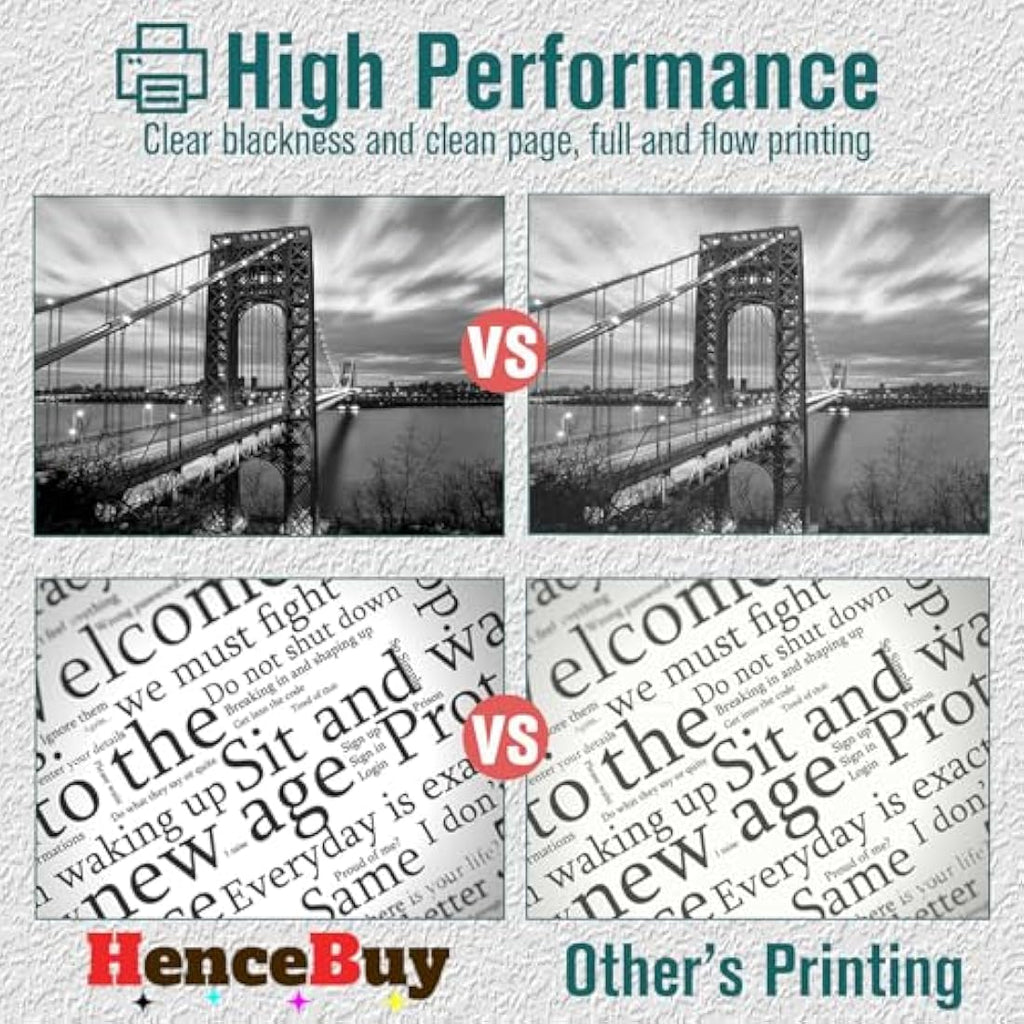 HenceBuy 205A CF530A Toner Cartridges for HP Color LaserJet Pro M181fw, 4-Pack