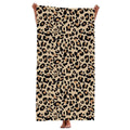 Jolof Store Leopard Print Microfiber Beach Towel – Quick-Dry 75x150cm