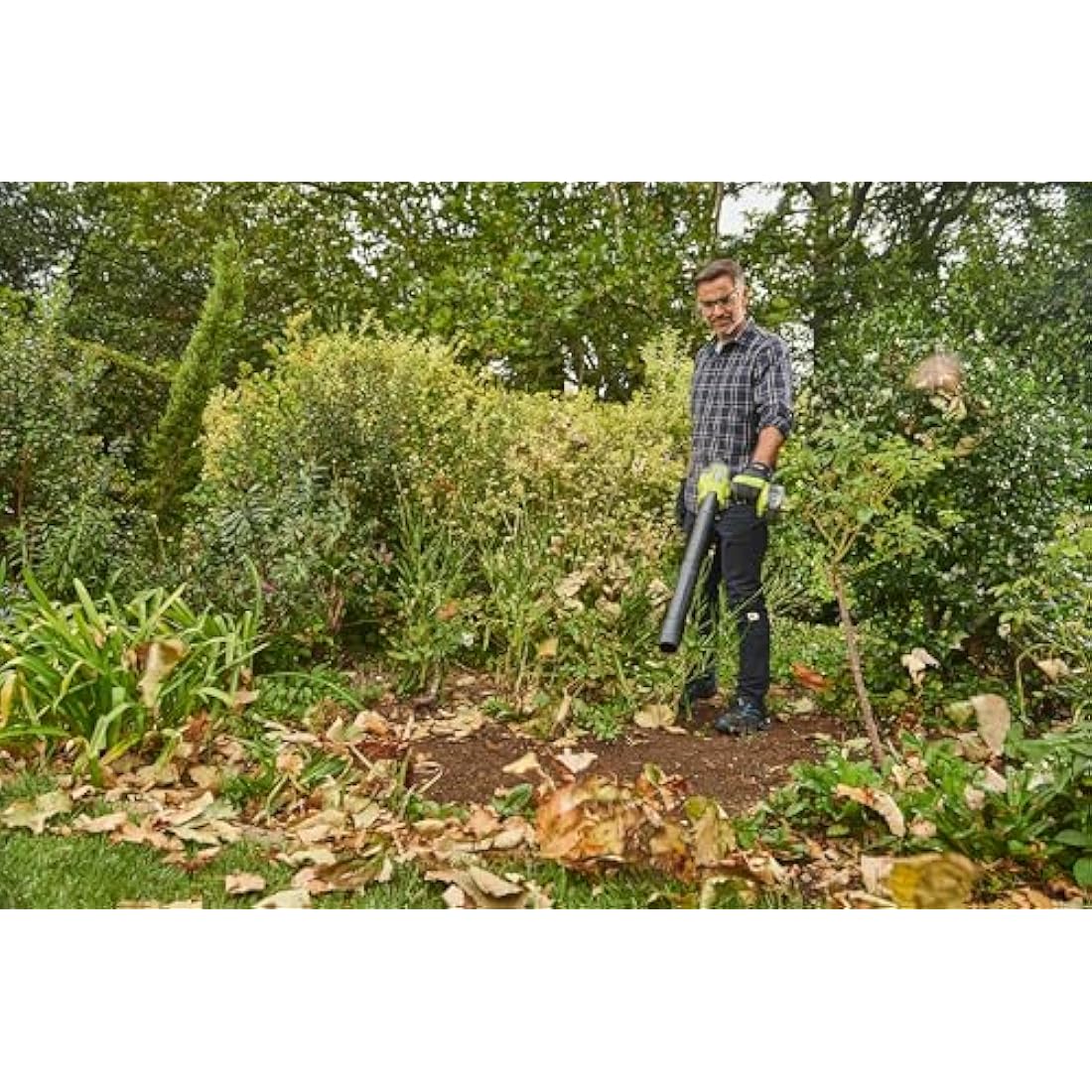 Ryobi 18V ONE+ Brushless Compact Leaf Blower – Bare Tool (RY18BLCXA-0)