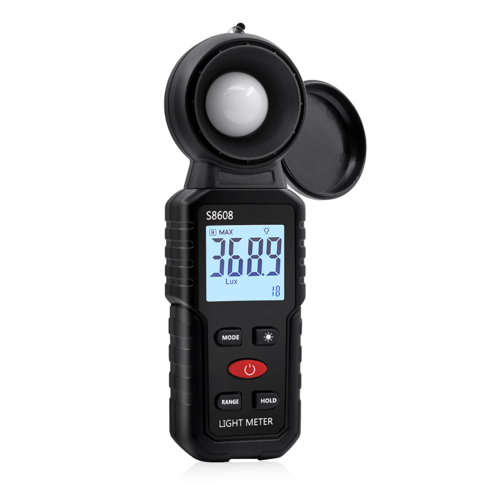 Mcbazel Digital Lux Meter | 200,000 Lux Light Intensity Tester for Plants