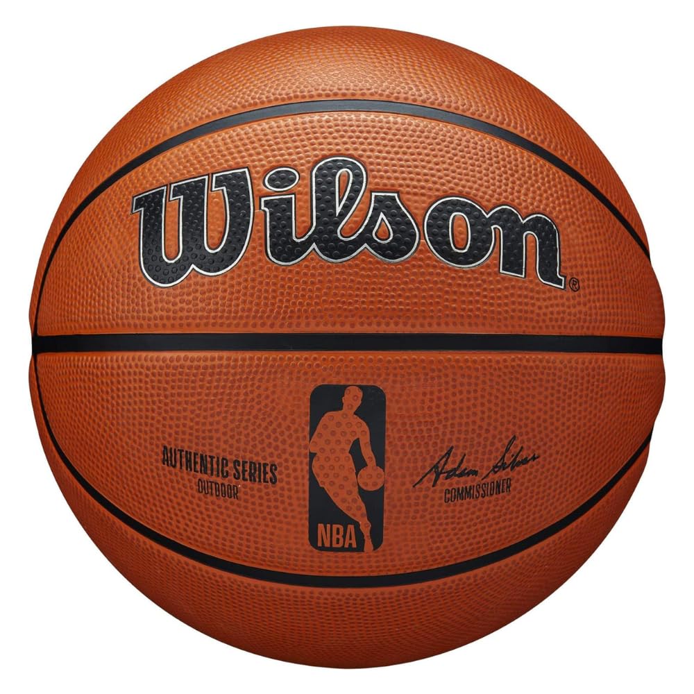 Wilson NBA Authentic Series Outdoor Basketball – Tackskin Rubber – Size 7