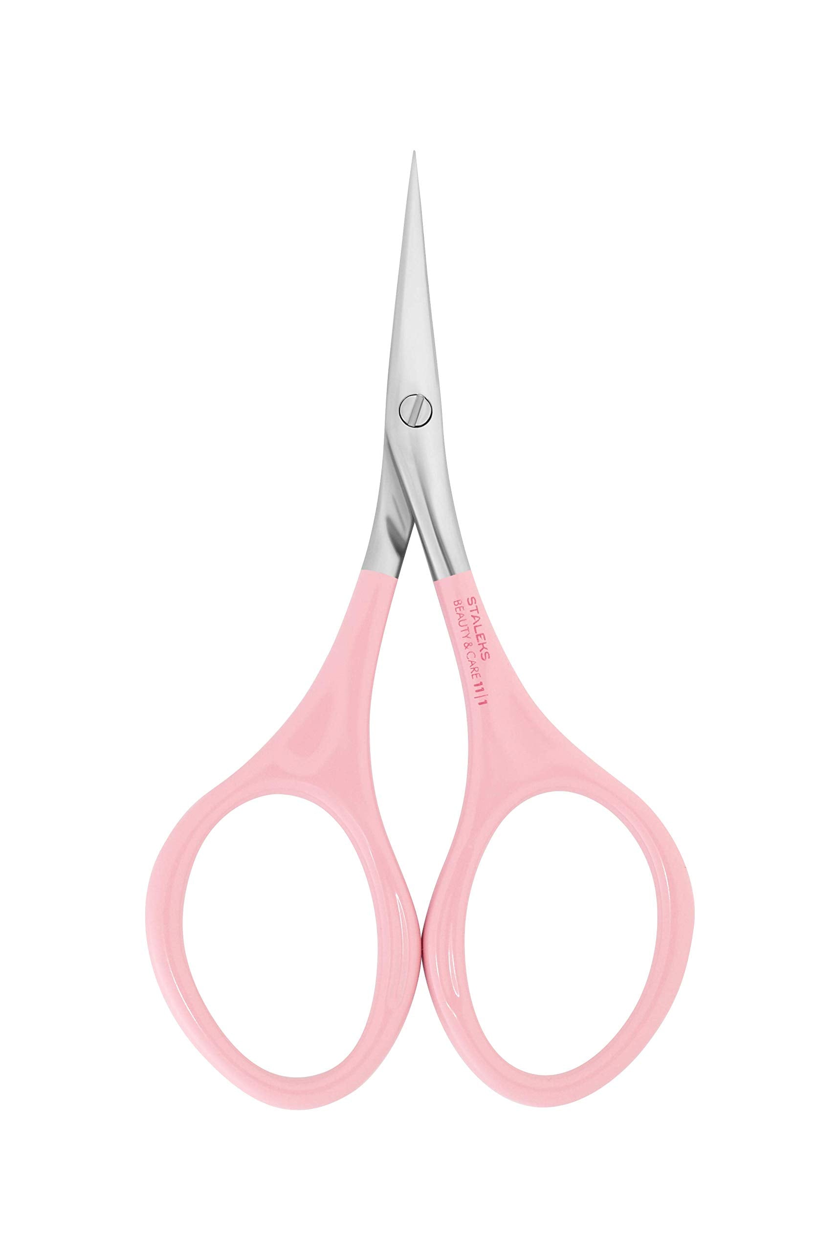 Staleks Beauty & Care 11 Type 1 Cuticle Scissors - Pink 20mm Blade