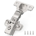 Furniware 10 Pack 3D Full Overlay Soft Close Concealed Cabinet Hinges