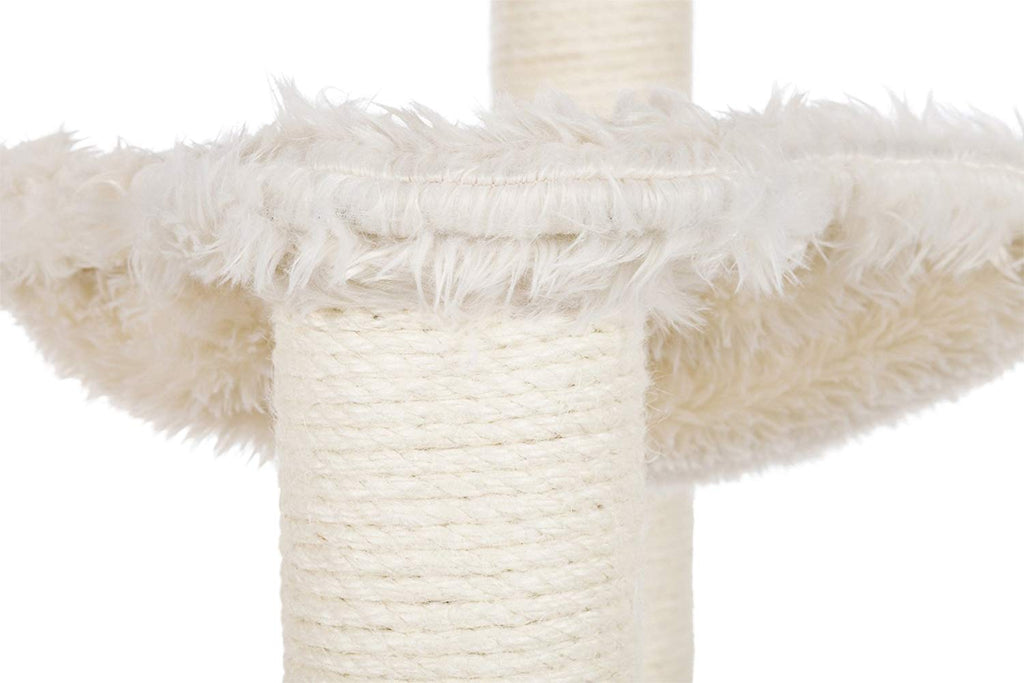 TRIXIE Baza Cat Tree – 38.5 Inch Scratching Post with Plush Hammock
