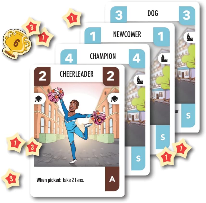 Challengers! Beach Cup Strategy Board Game | Snaps Deck Building