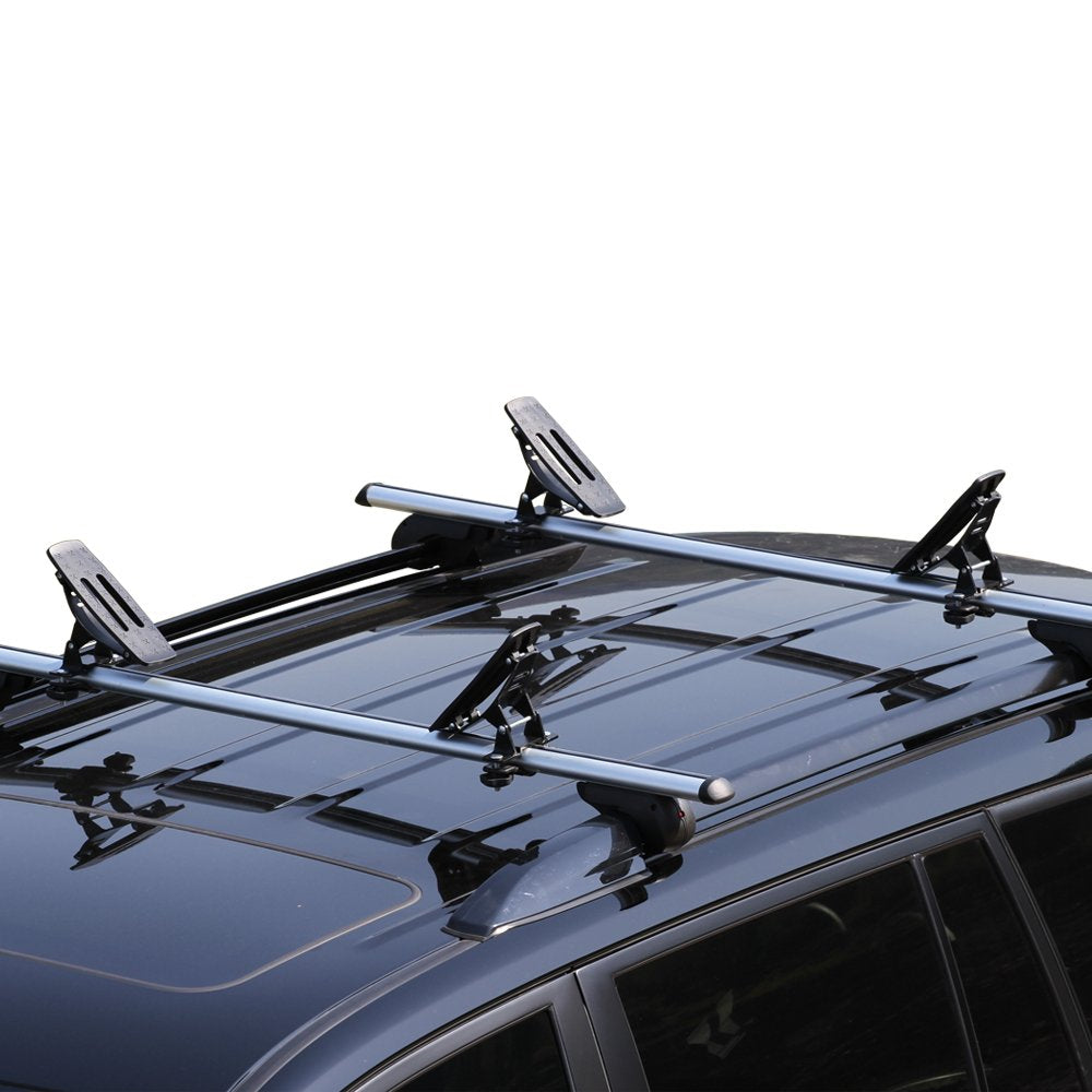 ASMSW Universal Kayak Roof Rack Saddles | Aluminum Canoe Carrier - 165 lbs
