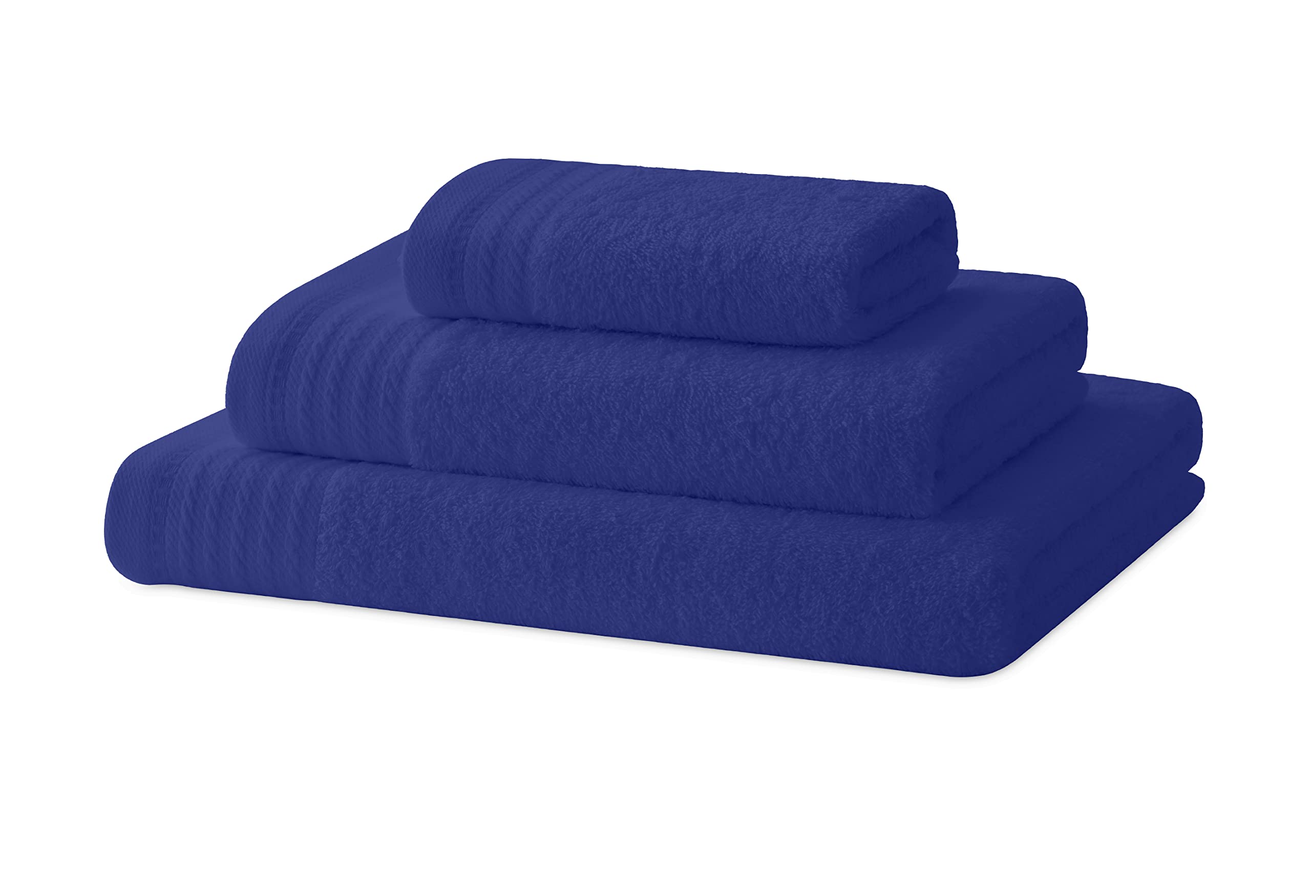 Degrees Home 3-Piece Bath Towel Set | 100% Cotton 480 g/m2 | Soft & Absorbent