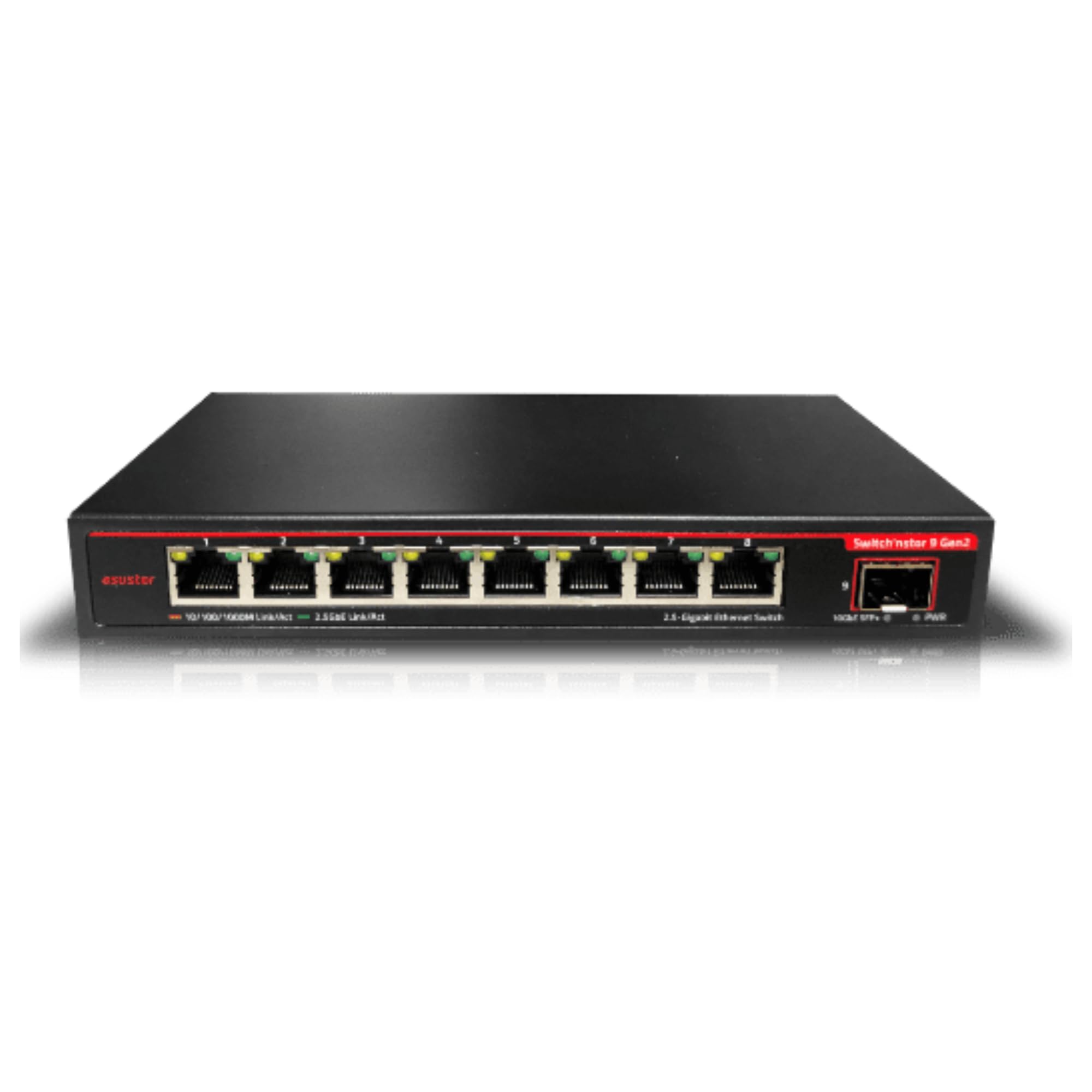 Asustor ASW209X Switch'nstor 9-Port 10GbE & 2.5GbE Ethernet Switch