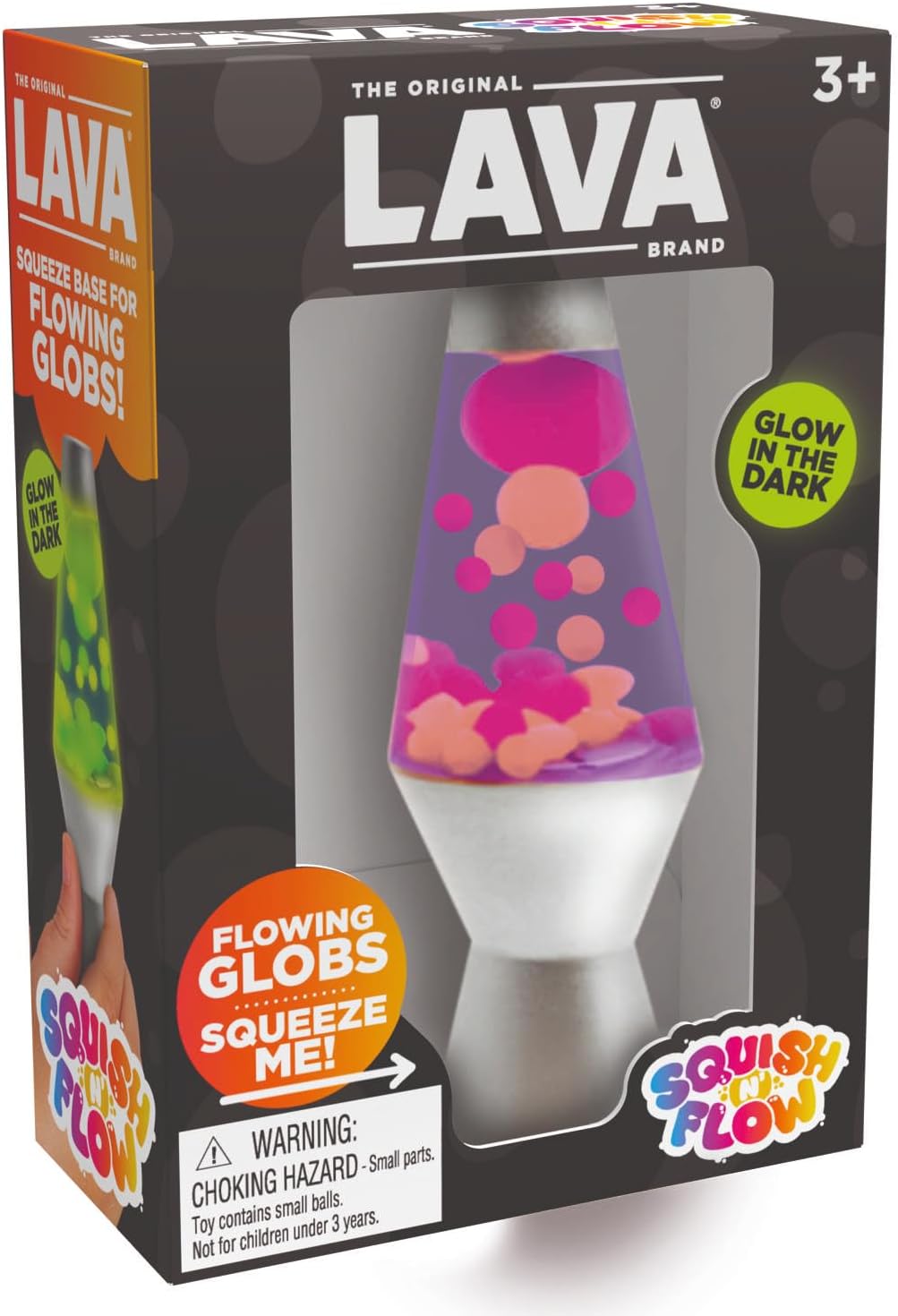 Schylling Lava Squish N Flow | Glow In The Dark Sensory Fidget Toy