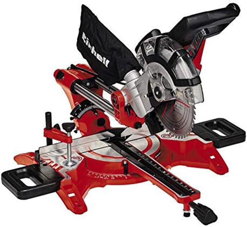 Einhell 1800W Dual Bevel Sliding Mitre Saw | 310mm Drag & Laser
