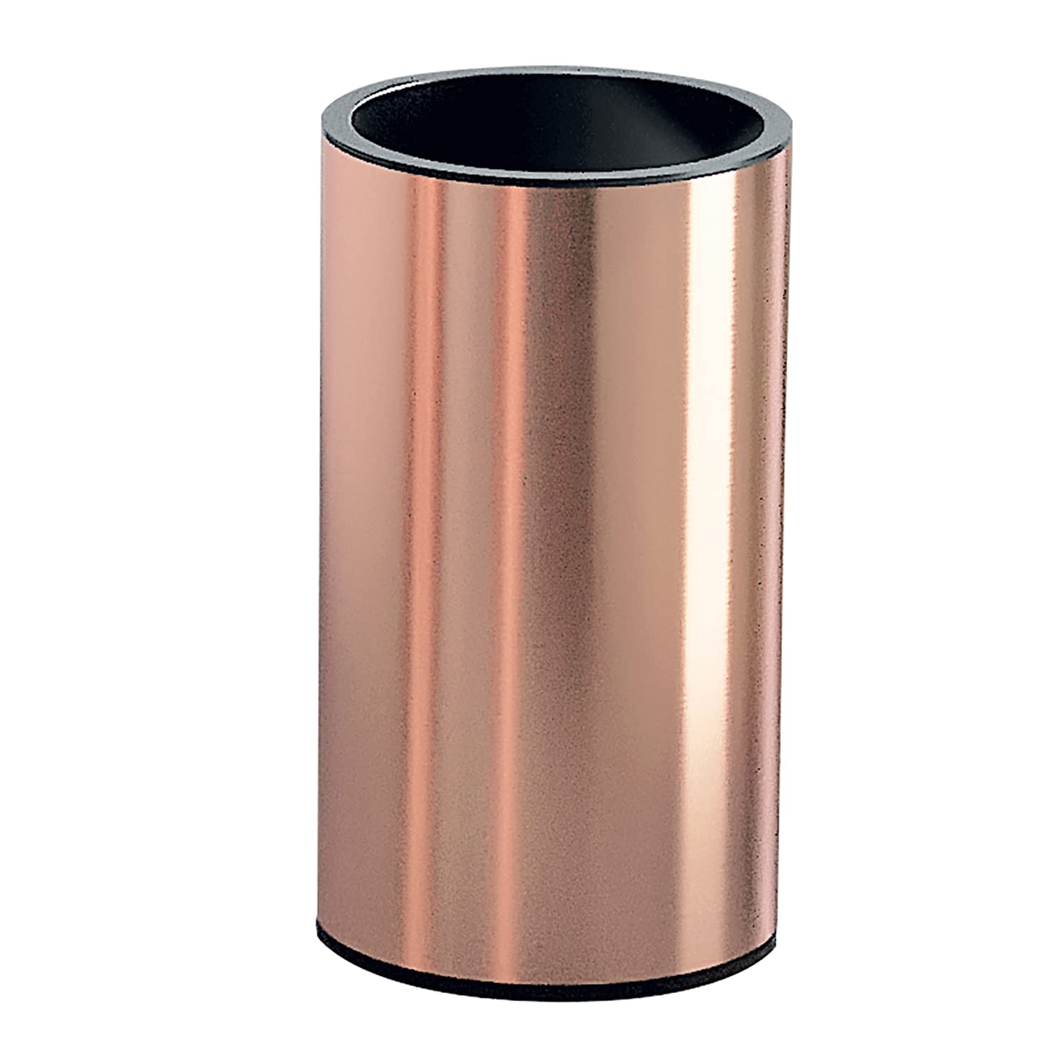 Gedy Elettra Portacepillos – Stainless Steel Toothbrush Holder, Copper