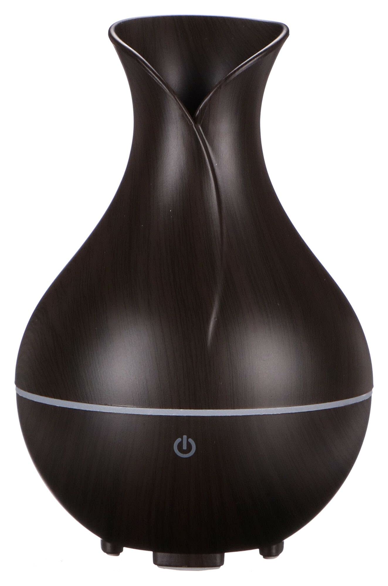 SIXTOL Bloom Ultrasonic Aroma Diffuser & Humidifier - Dark Wood 200ml