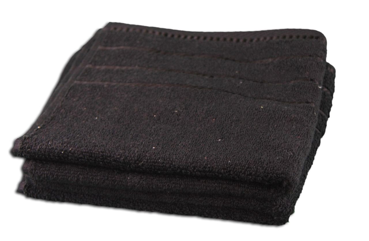 Gözze Berlin Hand Towels – Set of 4 Black 100% Cotton – 50 x 100 cm