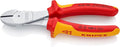 KNIPEX 180mm High Leverage Diagonal Cutter – VDE Insulated Chrome