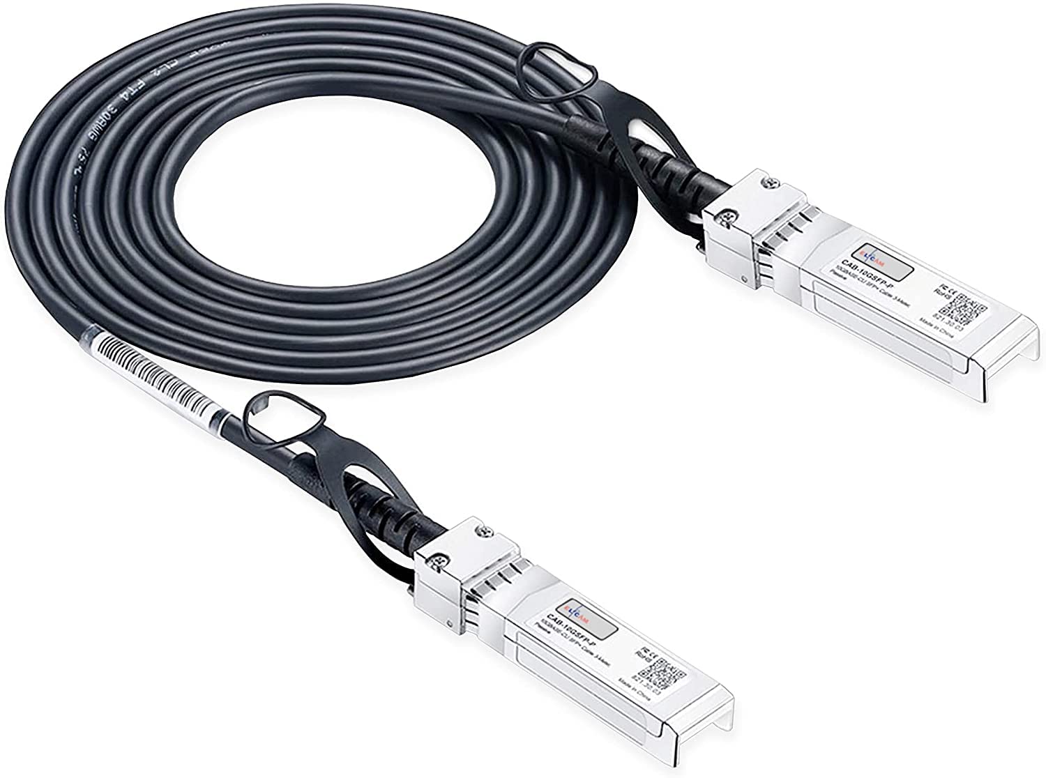 Elfcam 10Gb SFP+ DAC Twinax Cable - Cisco/Mikrotik Compatible (5M)