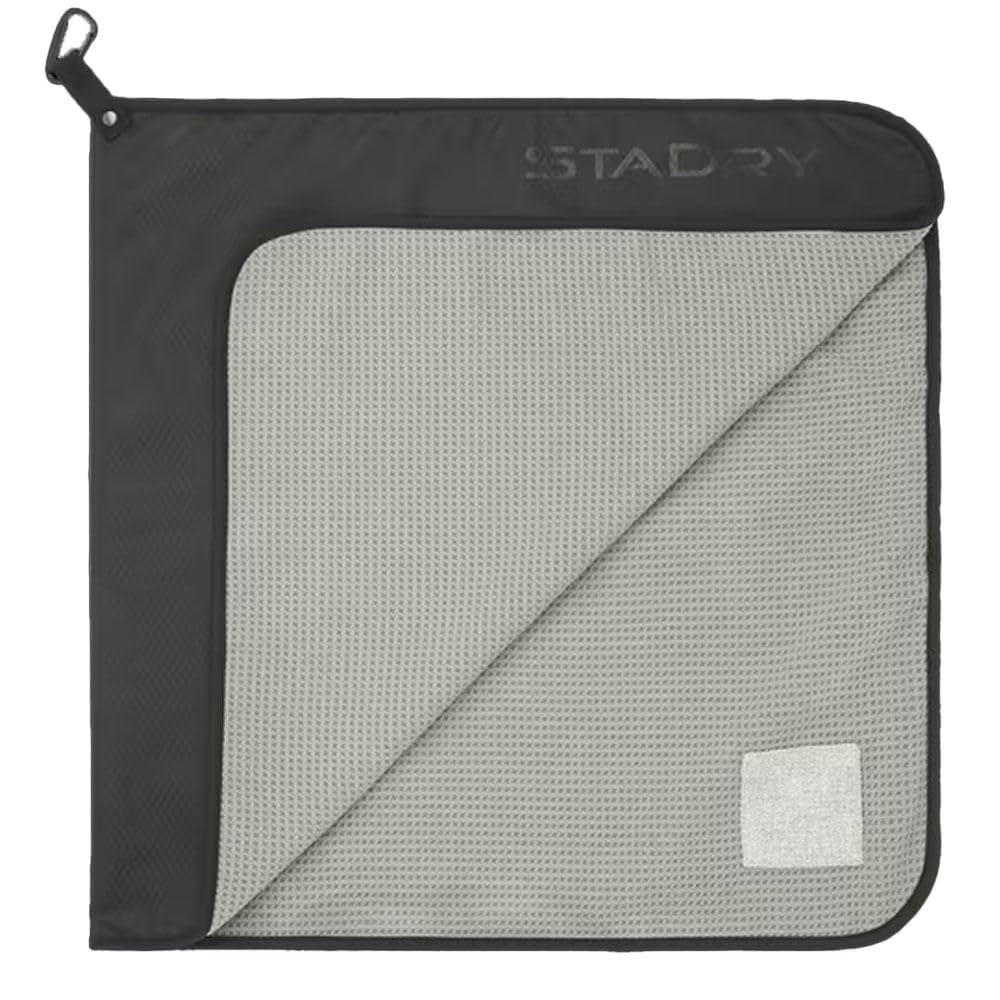 Titleist StaDry Performance Golf Towel | Waterproof Microfiber - Black
