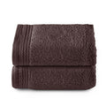 Jolof Store Premium Hand Towels – 100% Cotton 600g – Brown, 2 Pack