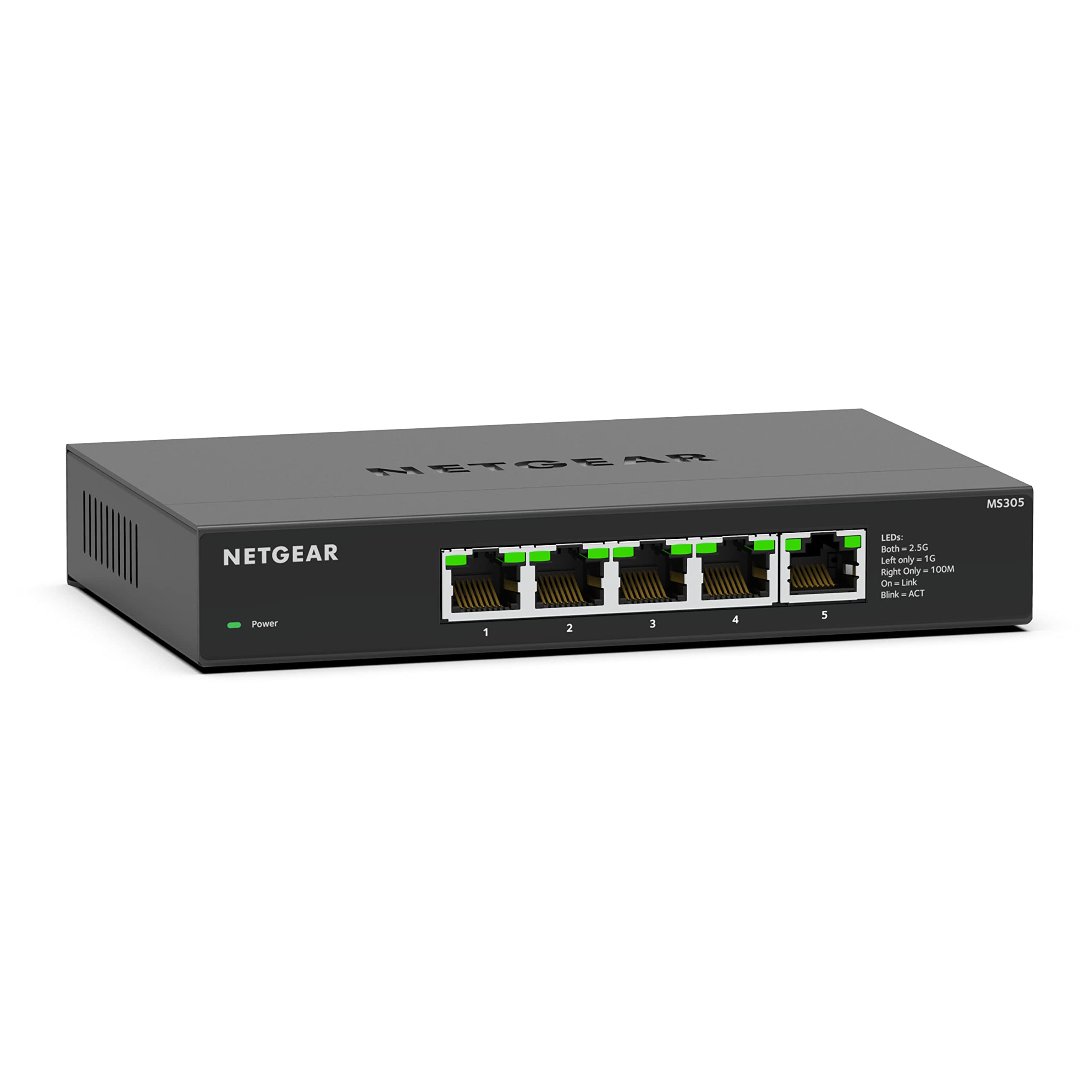 NETGEAR MS305 5-Port Multi-Gigabit Unmanaged Ethernet Switch
