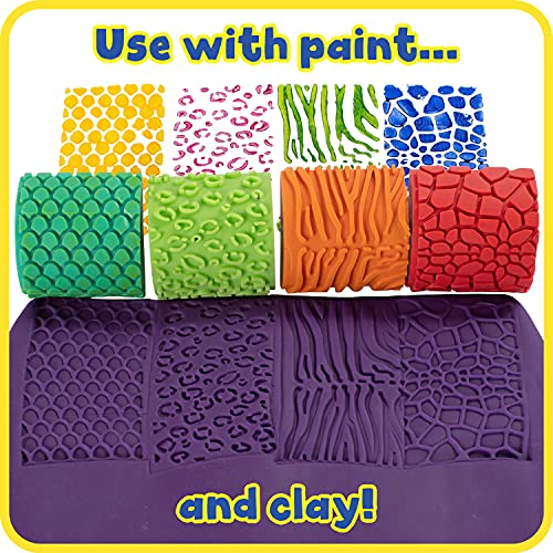 READY 2 LEARN Animal Rockers - Set of 4 Easy Grip Paint and Dough Stampers