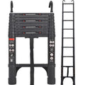 Exleiter 8.5FT Aluminum Telescoping Ladder | Portable Extension Loft Ladder