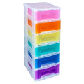 Really Useful Box 6x3.5L Slimline Storage Tower | Rainbow Drawers