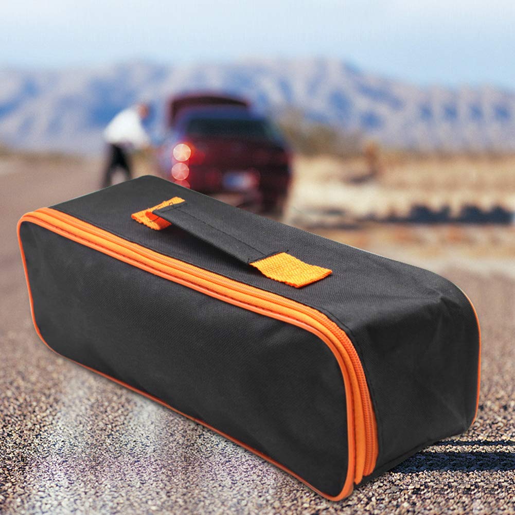 Fiacvrs Pouch Car Vacuum Cleaner Tool Bag Portable Zipper Closure Storage Case Durable black - image 5