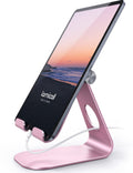 Lamicall Adjustable Tablet Stand – Rose Gold Desktop Holder for iPad
