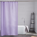 Furlinic Anti-Mould Shower Curtain - Purple Waterproof Polyester - 47x78"
