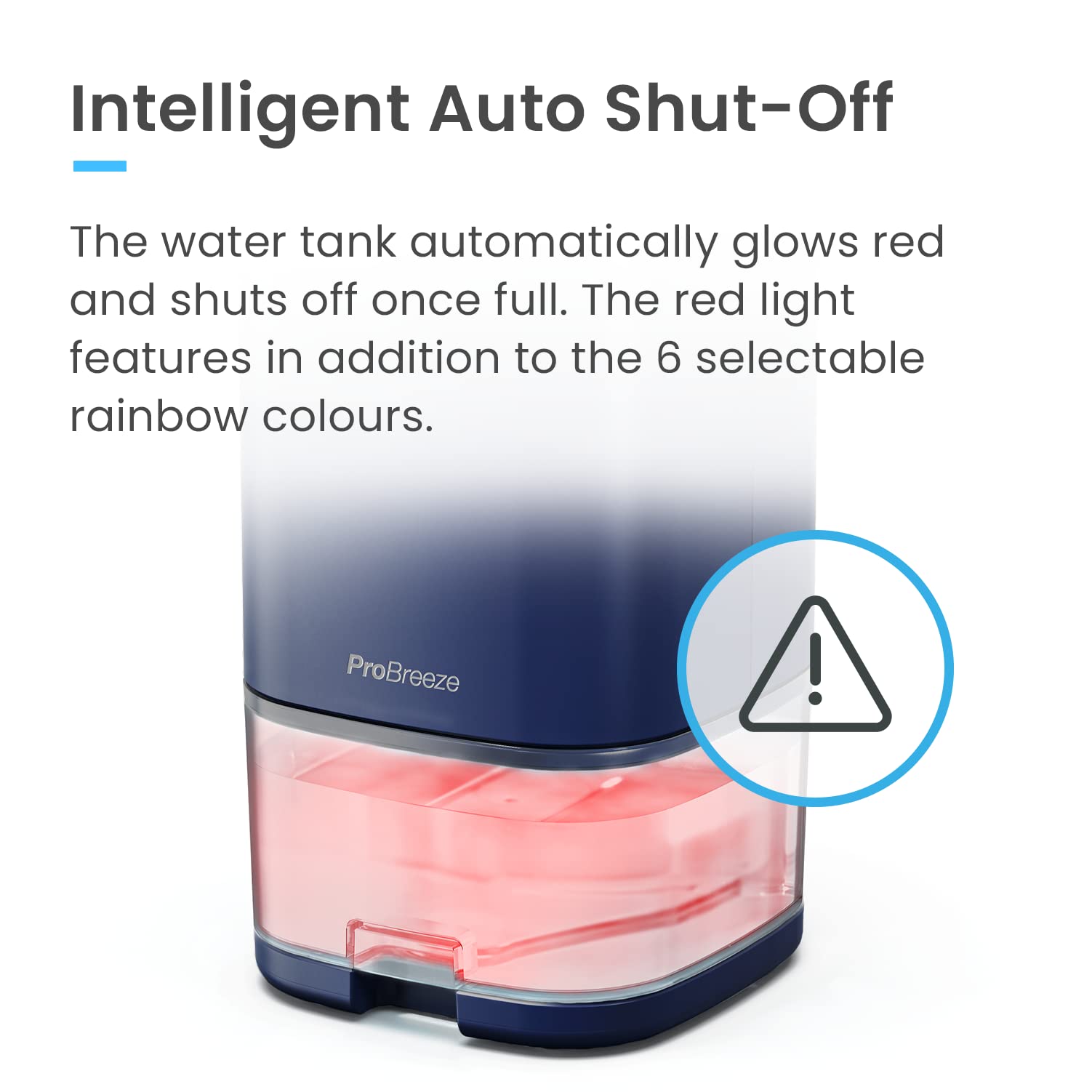 Pro Breeze 1000ml Dehumidifier – Quiet Portable Air Moisture Absorber