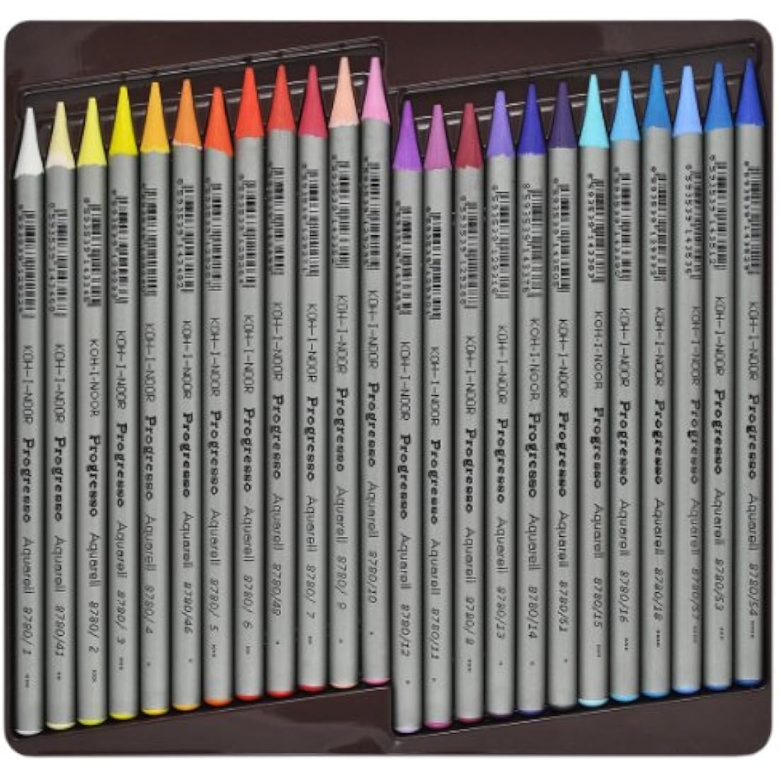 KOH-I-NOOR Progresso Woodless Watercolor Coloured Pencils - Set of 48