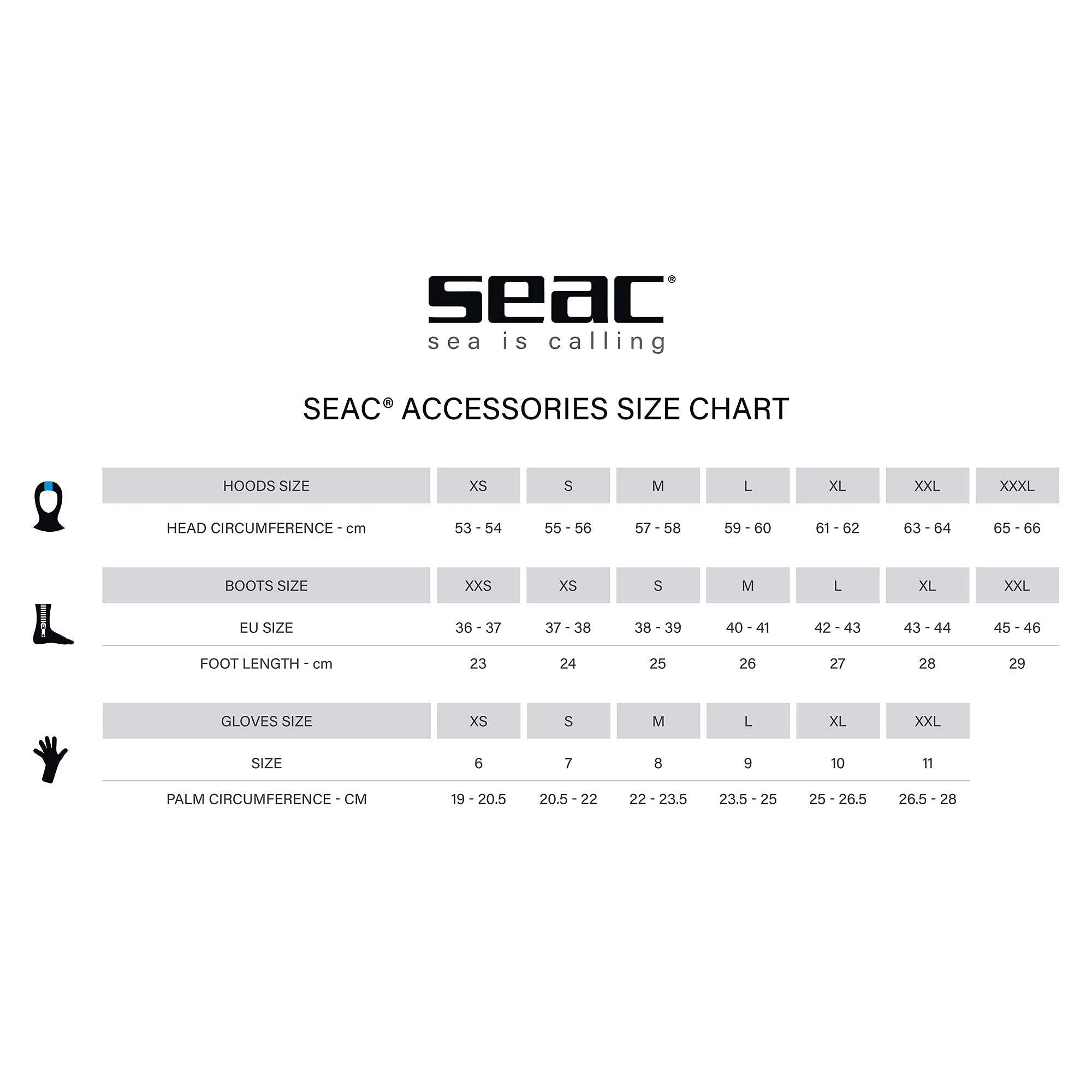 SEAC Pro HD 6mm Neoprene Wetsuit Boots with Side Zipper - Black