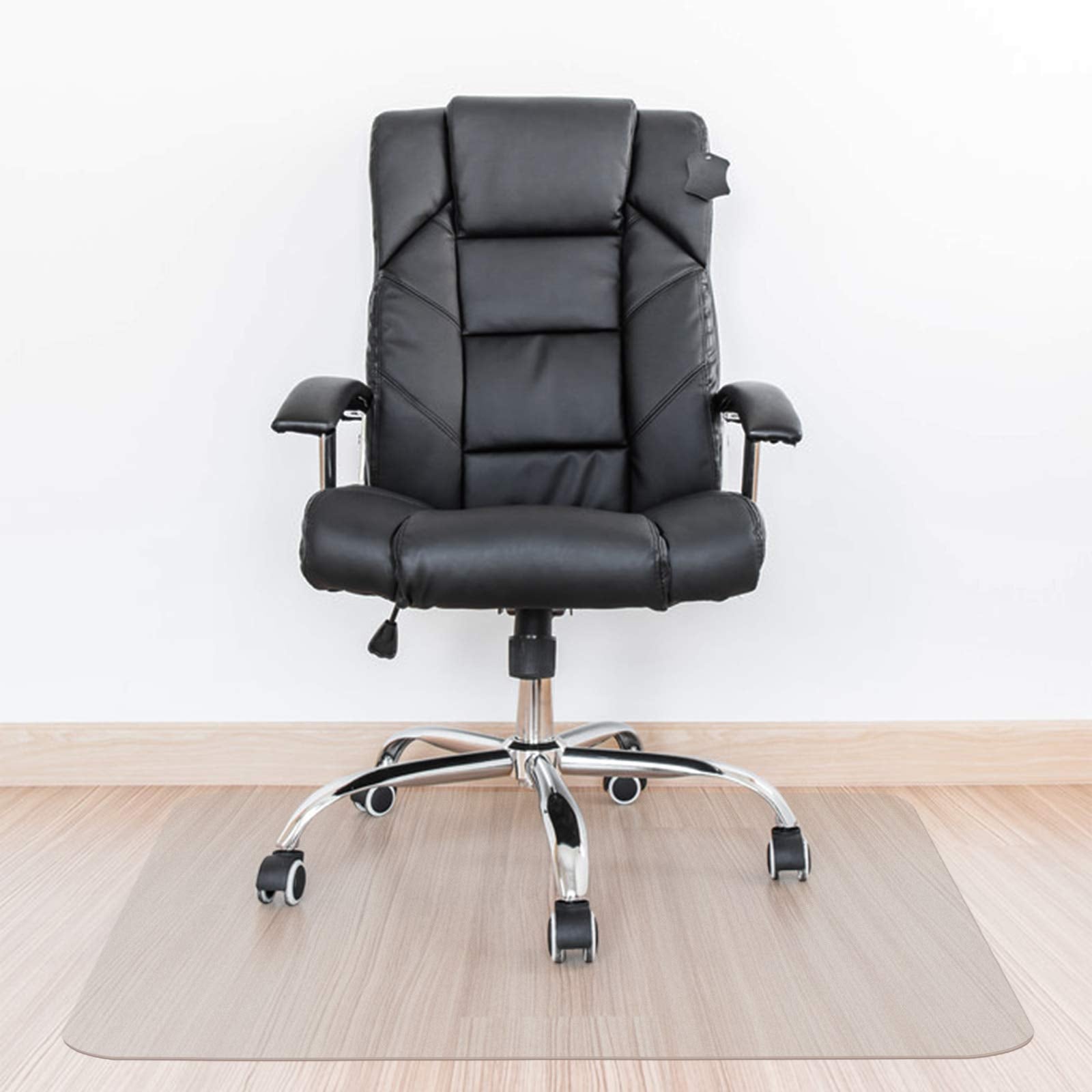 Kuyal Clear Chair Mat for Hard Floors – 120x120cm PVC Floor Protector