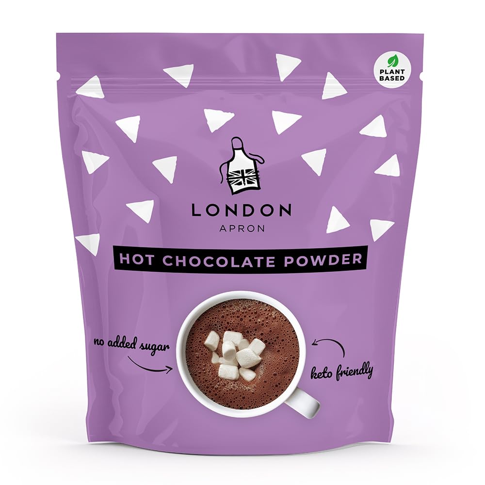 London Apron Keto Hot Chocolate Powder – Sugar Free & Vegan – 215g