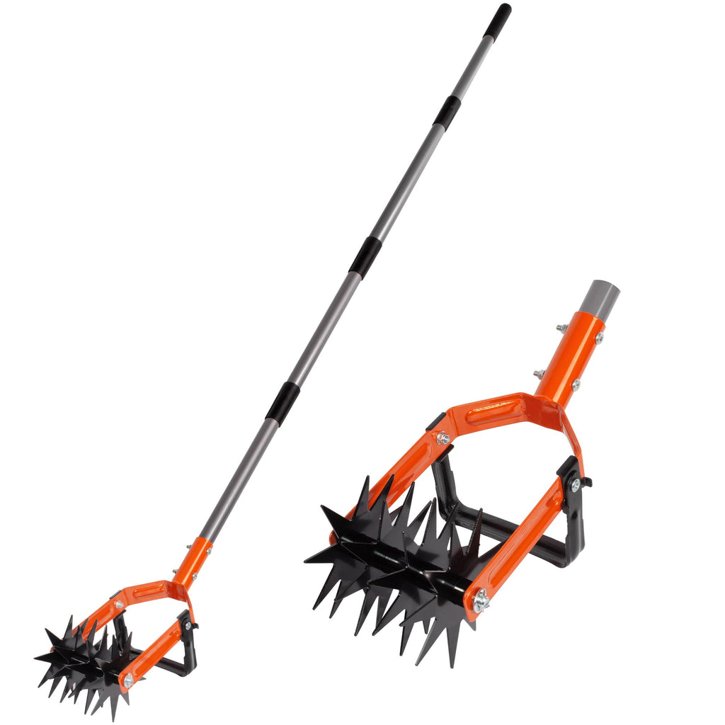 Walensee 2-in-1 Rotary Garden Cultivator – Stainless Steel Hand Tiller