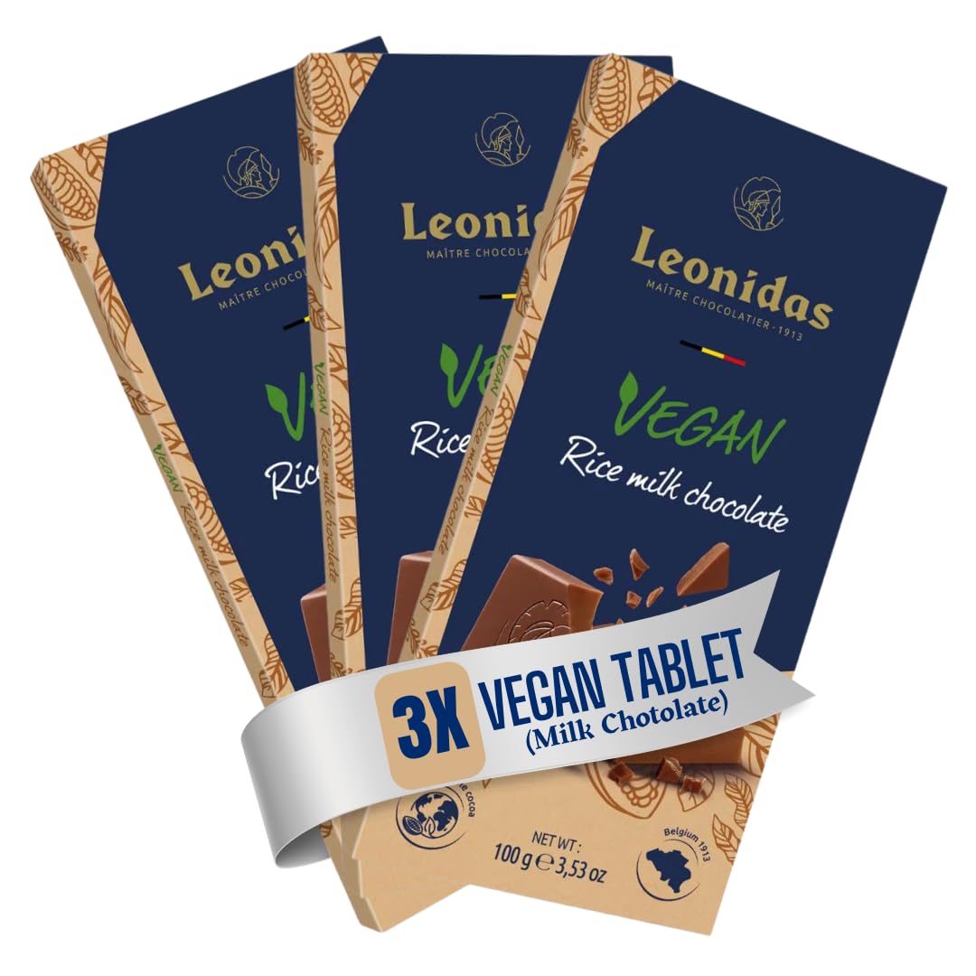 Leonidas Belgian Vegan Milk Chocolate Bar - Gourmet Artisan Sweets