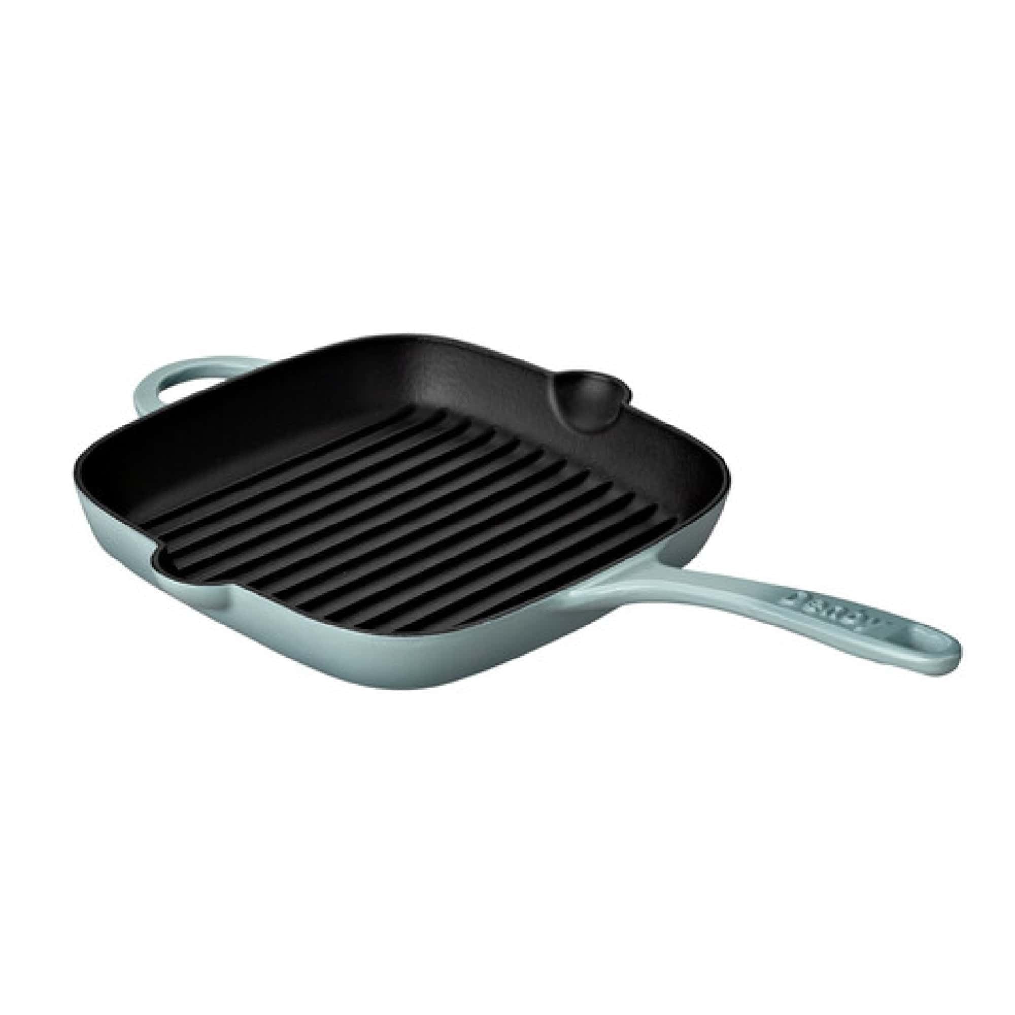 Denby Pavilion Blue Cast Iron Griddle Pan – 25cm Induction Safe