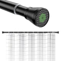 Black Extendable Tension Rod | 115-195cm No-Drill Pole