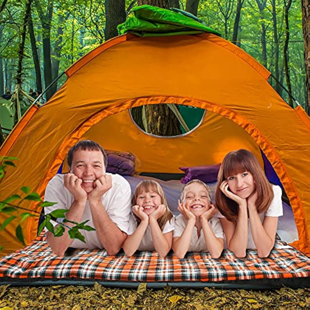 Agemore Double Sleeping Bag – Waterproof Cotton Flannel for Camping