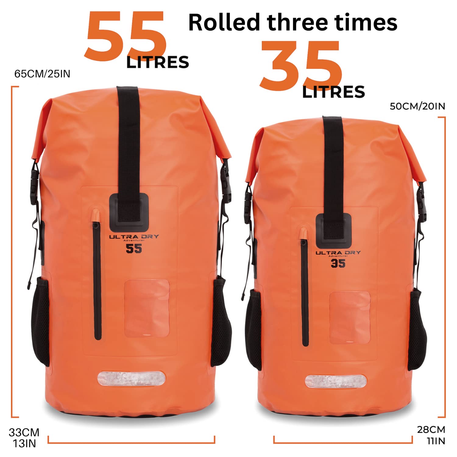 Jolof Store 35L Waterproof Dry Bag Backpack with IPX8 Phone Case