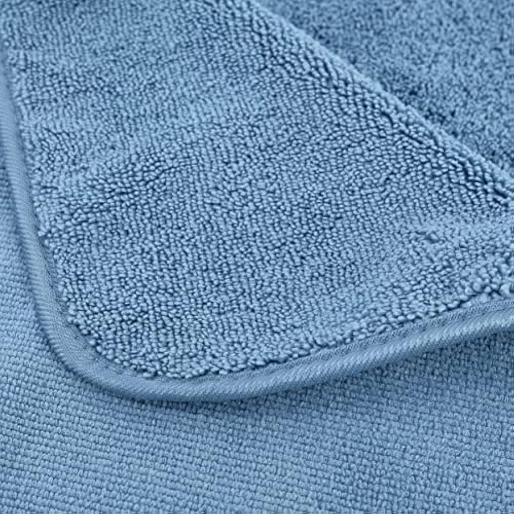 Polyte Quick Dry Microfibre Bath Towel - 4 Pack, 76 x 145 cm (Blue)