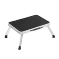 SONGMICS Folding Step Stool – Non-Slip Steel Ladder, 150kg Capacity