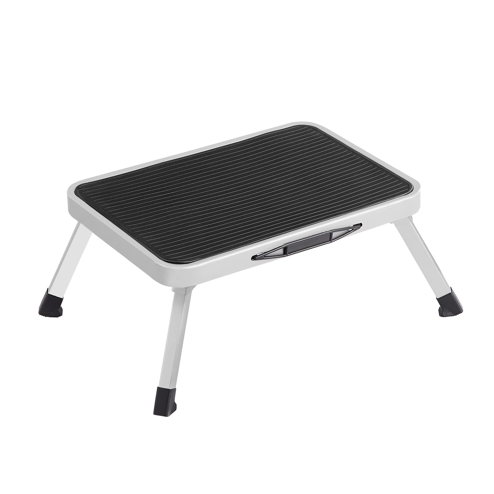 SONGMICS Folding Step Stool – Non-Slip Steel Ladder, 150kg Capacity