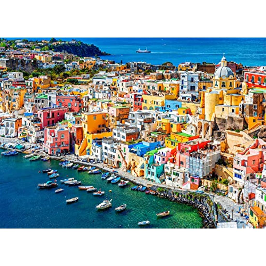 Procida Island 1000 Piece Jigsaw Puzzle – Marina Corricella