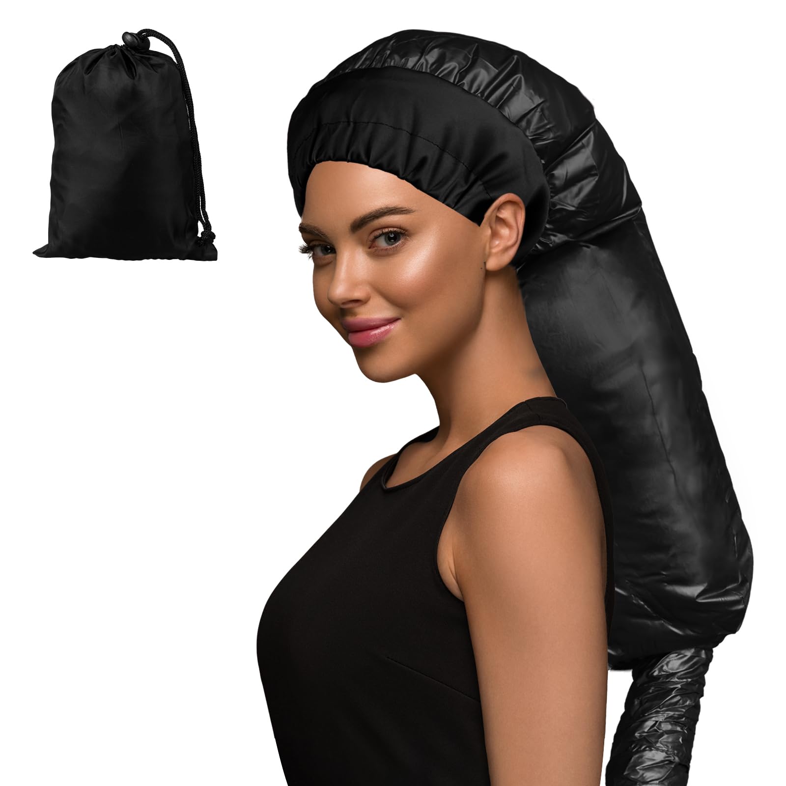 MSDADA Bonnet Hood Hair Dryer – Portable Hair Steamer for Curly Hair