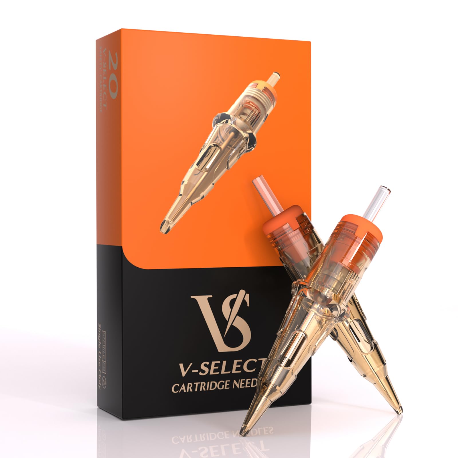 EZ Tattoo V-Select Round Shader Cartridges - #12 5RS Disposable (20 Pcs)