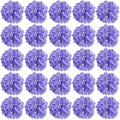 FagusHome 30 Pcs Silk Hydrangea Heads with Stems for Wedding Decor