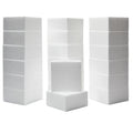 White Polystyrene Foam Blocks for Crafts, 20 Pack – 10cm