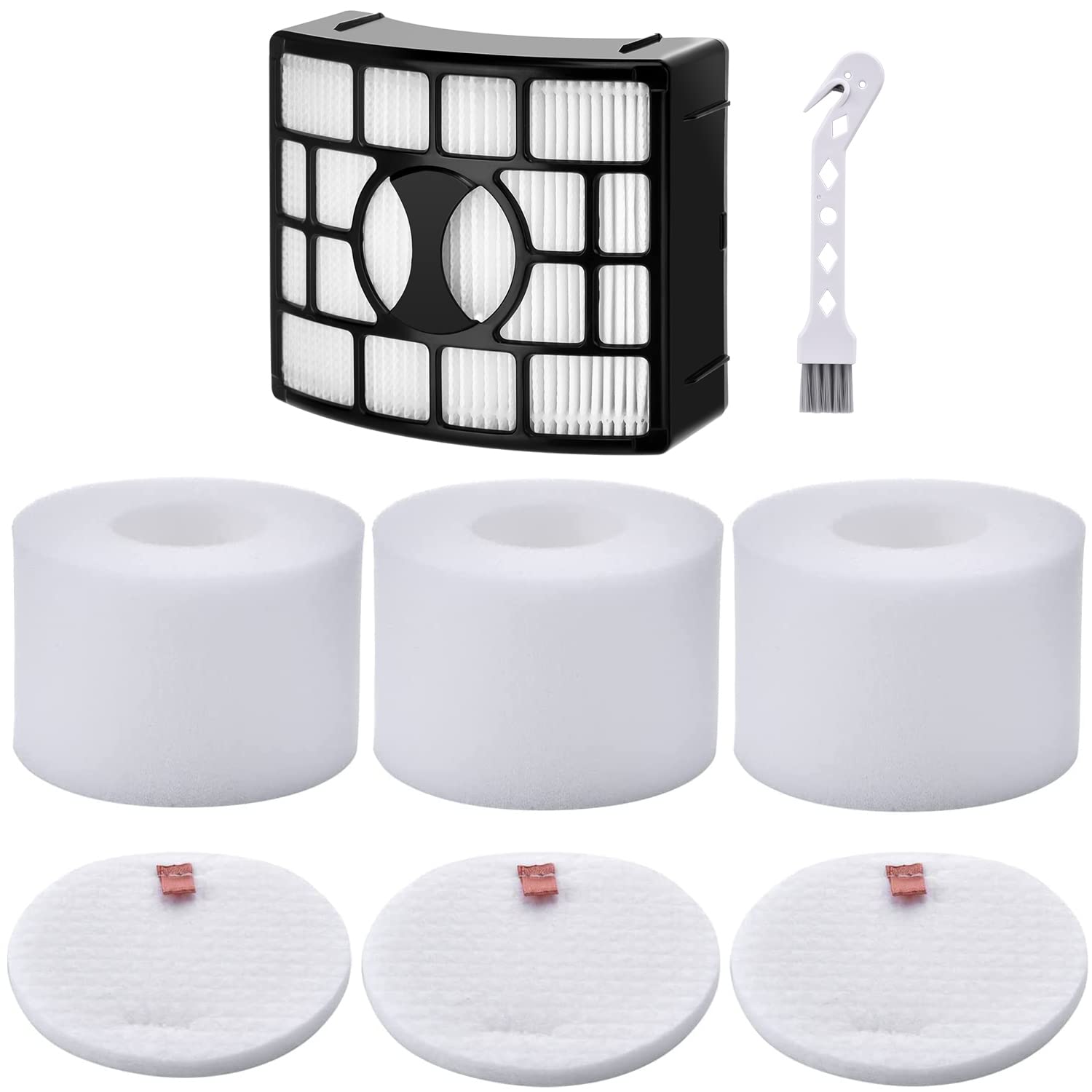 Leadaybetter HEPA & Foam Filter Set for Shark Rotator NV601UK NV700UK
