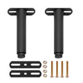 Hoypeyfiy 2pcs Adjustable Bed Support Legs | Heavy Duty Metal Frame Feet